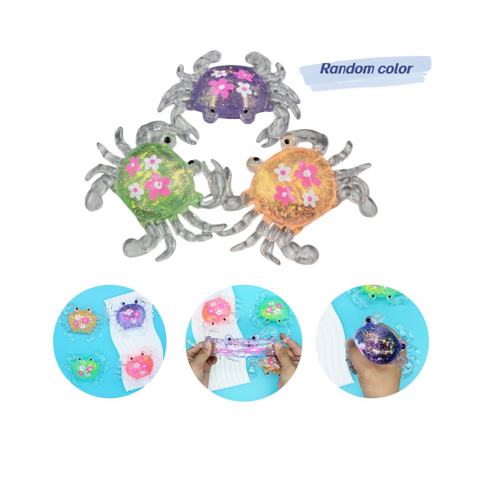Flower Crab Large Decompression Toy Animal Squeeze Slow Rebound Soft Kid Squishy