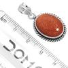 925 Sterling Silver Pendant Women Gemstone Handmade Jewelry Halloween Gift Amber Amethyst Black Onyx Carnelian Garnet Quartz Green Onyx Gold Stone