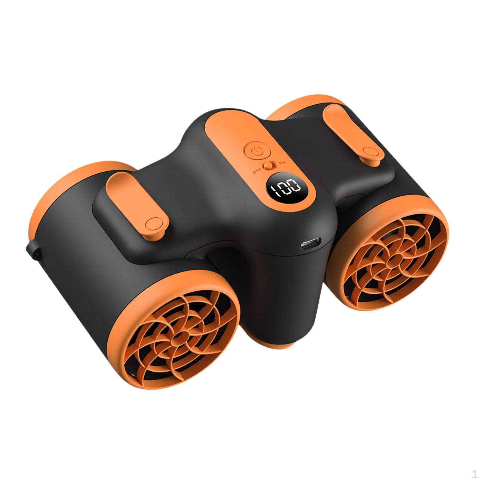 

Портативный настольный вентилятор, мощный мини-вентилятор для дома оранжевый