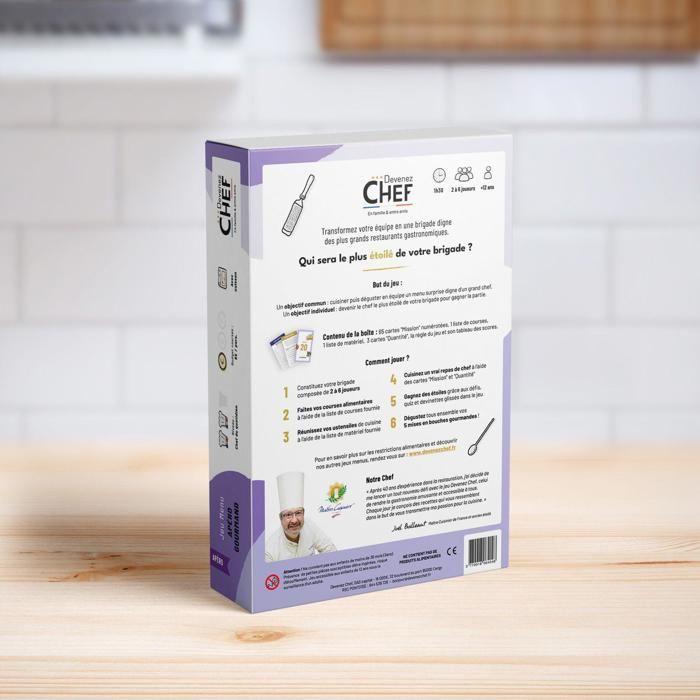 Devenez Chef - Jeu de société culinaire - Menu Apéro gourmand