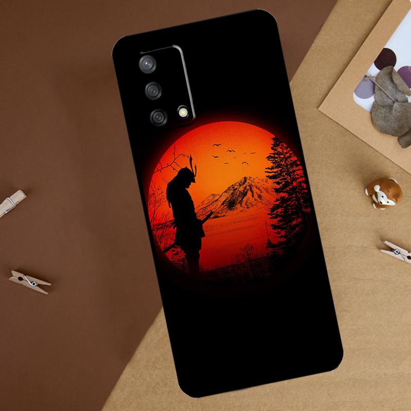 Japan The Samurai Ninja For Oppo A18 A38 A58 A78 A98 A40 A60 A80 A74 A94 A54 A16 A76 A96 A15 A57S A17 A77 Phone Case