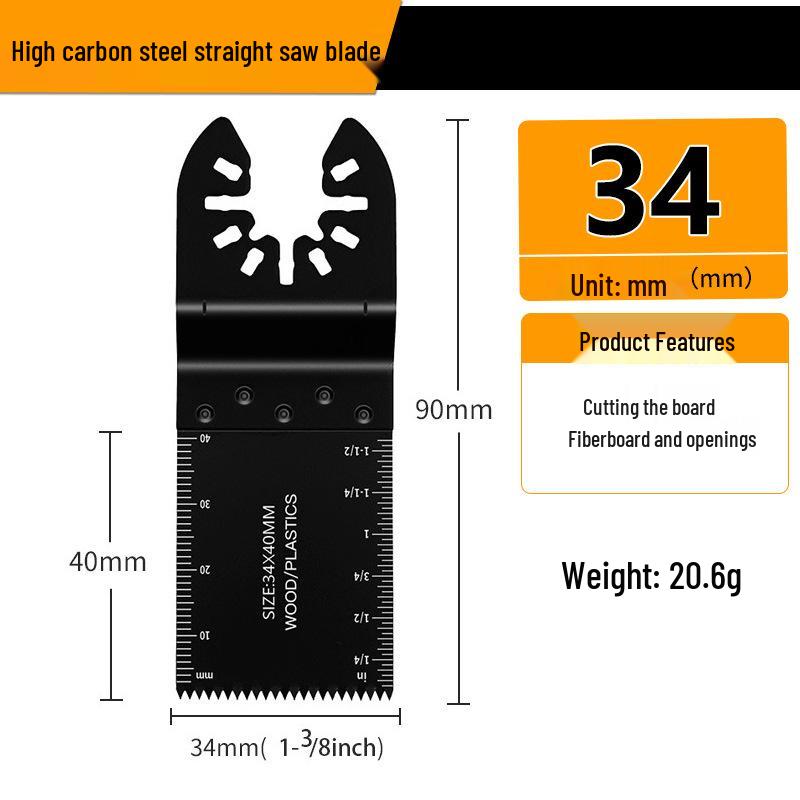 Universal Multifunctional Oscillating Saw Blade for Woodworking and Grinding