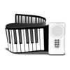 Portable Electronic Piano 49-Key Flexible   Keyboard with Speakers for Beginners