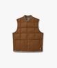 Man On The Boon Quilted Duck Down Vest_Brown 4715309010