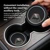 For Jeep 2Pcs Car Coaster Water Cup Bottle Holder Anti-slip Pad Mat Silica Gel Grand Cherokee Wrangler JK Renegade Gladiator AKN1
