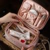 2025 Women's Large Capacity Velvet Cosmetic Bag - Portable, Stylish, Luxurious
