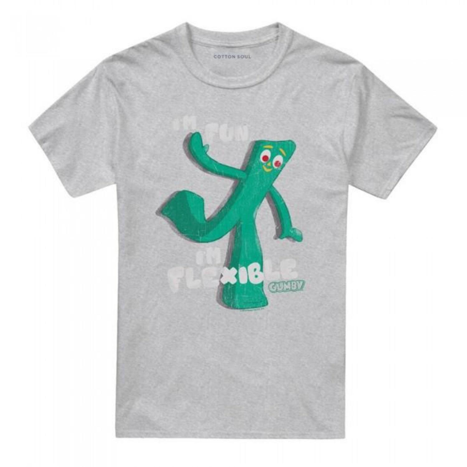 Gumby Unisex Adult IÂ´m Flexible T-Shirt S