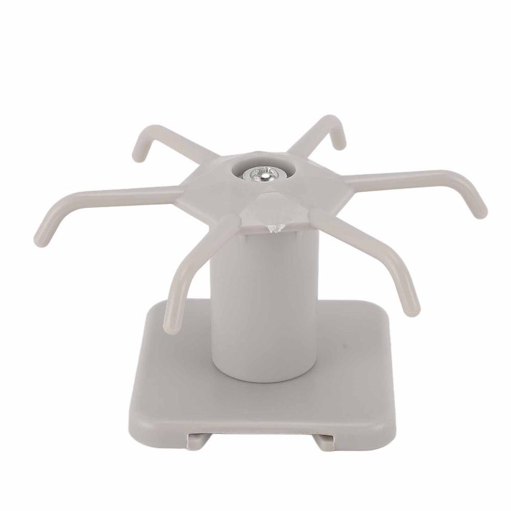 3pcs 360 Degree Rotation Under Cabinet Hooks Strong Bearing Adhesive Hanging Rack  For Kitchen