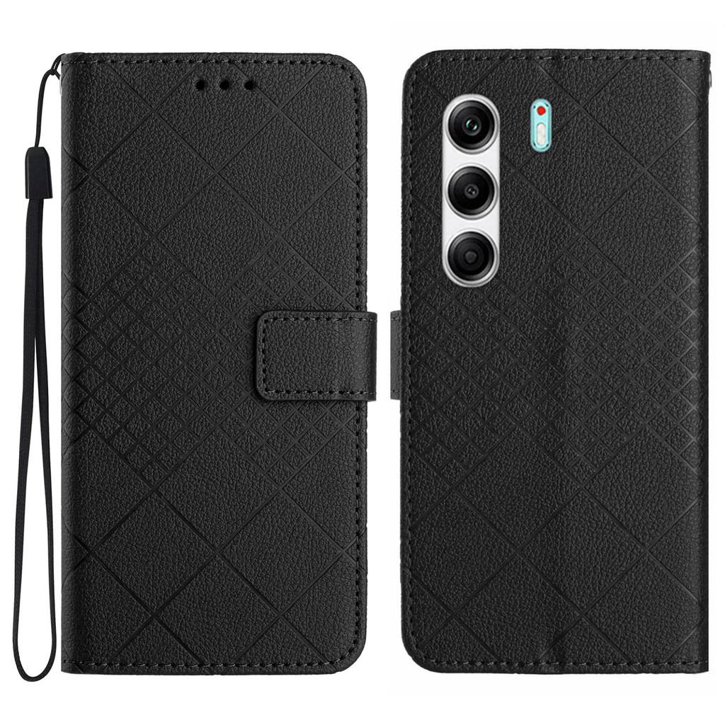 For TECNO Camon 40 Pro 5G Case Wallet Imprint PU Leather Flip Folio Phone Cover
