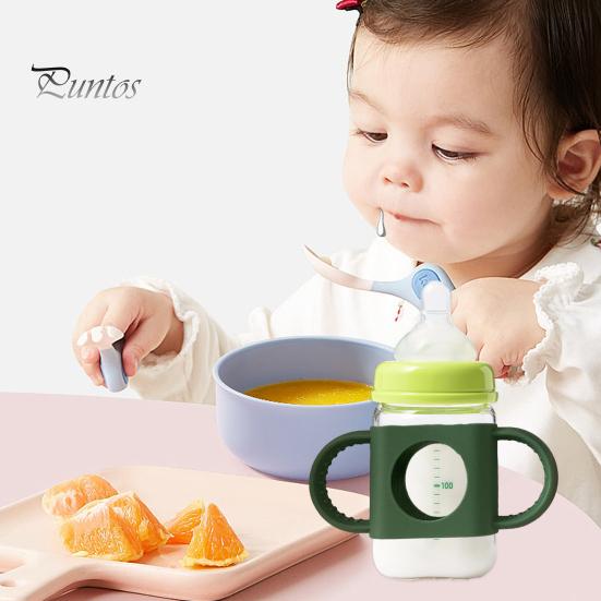 Milchflaschen-Griffabdeckung, multifunktionaler Silikon-Griff, weich, sicher, leicht zu reinigen, Flaschenabdeckung, Baby-Zubehör