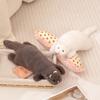 Peluche Furetto Animale Piccolo Carino Realistico Sdraiato Bambola Furetto Animale di Peluche Confortevole al Tatto Bambola Addormentata