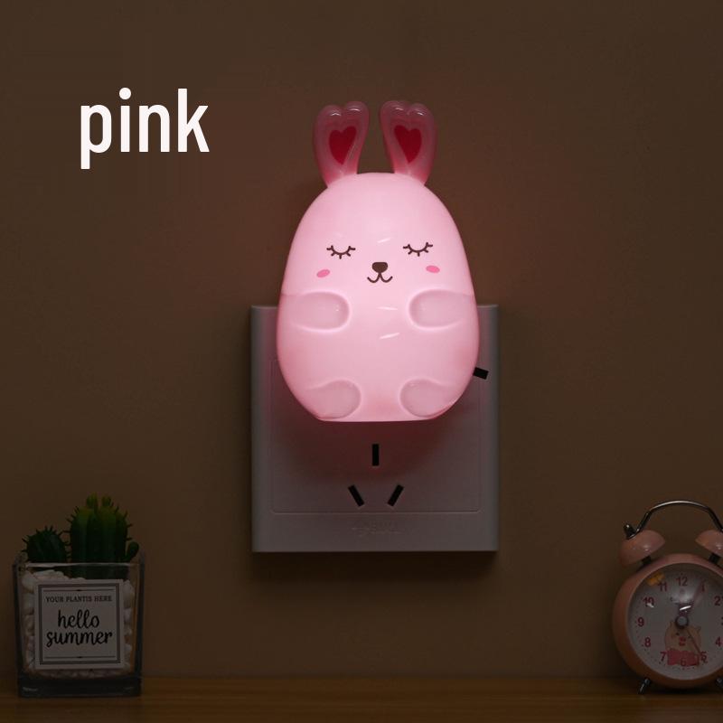 LED Cartoon Night Light with Socket Switch for Bedroom or Hallway