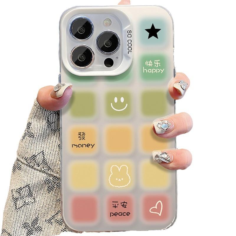 

Подходит для чехла для мобильного телефона Nova12 Huawei Vivo Матовый цвет Клетчатый Oppo Цвет Серебристый Матовый Xiaomi 14 Все в одном для женщин Mi 12PRO