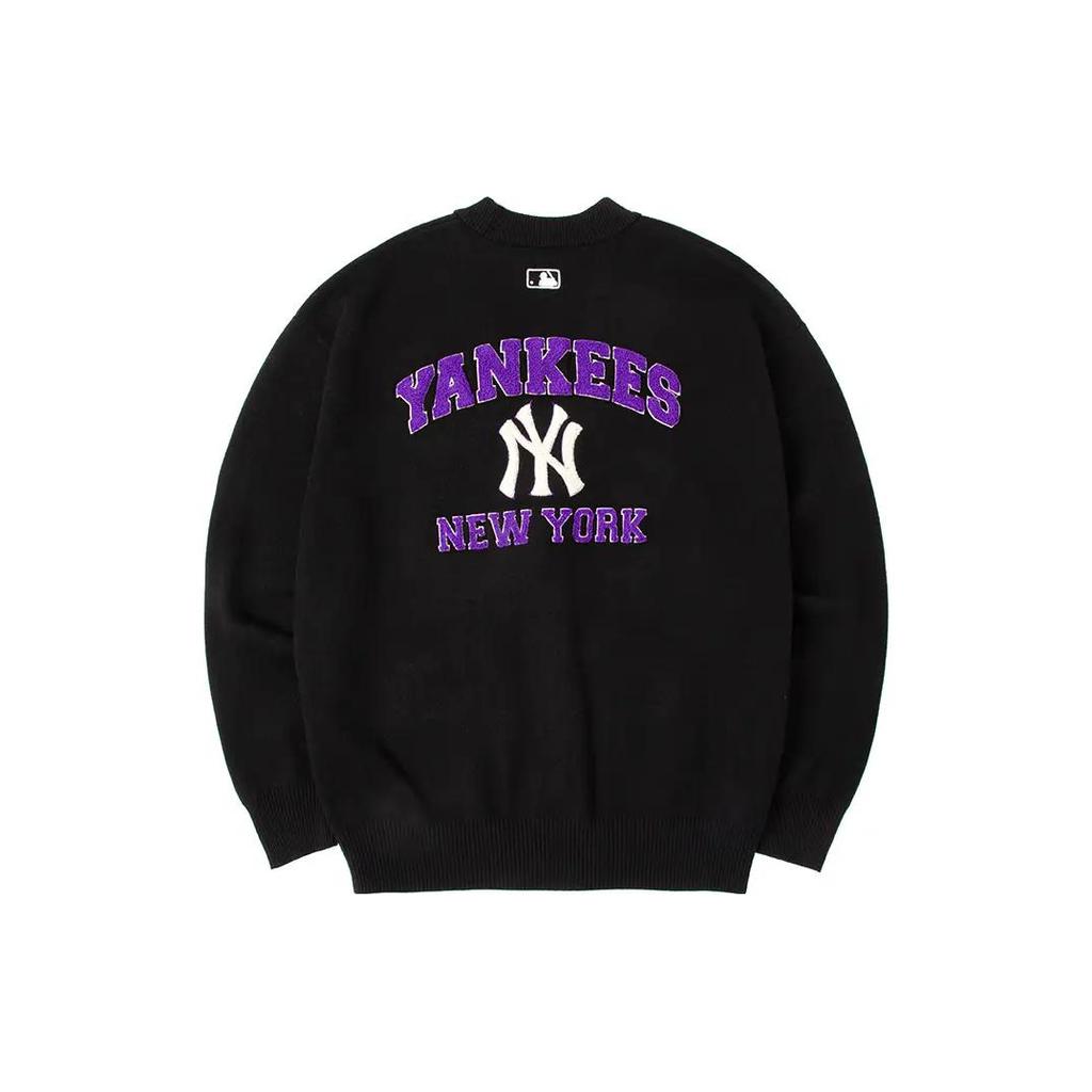 New MLB Varsity Series Knitwear Unisex Black 3AKCV0234-50BKS
