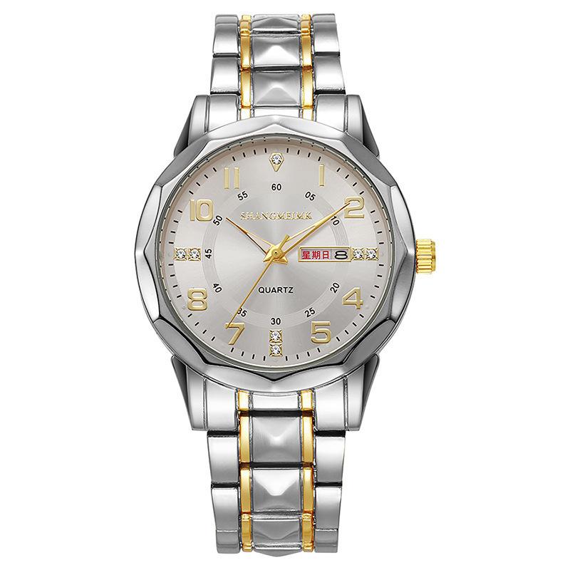 Shangmei Men'S Business Watch Waterproof Luminous Trend Student High School Student Quartz Watch Teen Mechanical Watch