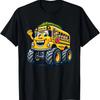 Funny Monster Truck School Bus Back To School Kids Boys T-Shirt