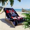 Dark Elegance: Gothic Beauty beach towel beach Beach towel for vacation photos swim seaside Absorbent bath towel Outdoor picnic beach mat printing
