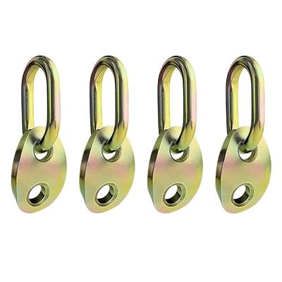 4 Piece Engine Hoist Rings Heavy Duty Lifting Hooks Weatherproof Finish For Automotive Motorcycle Repair And Maintenance