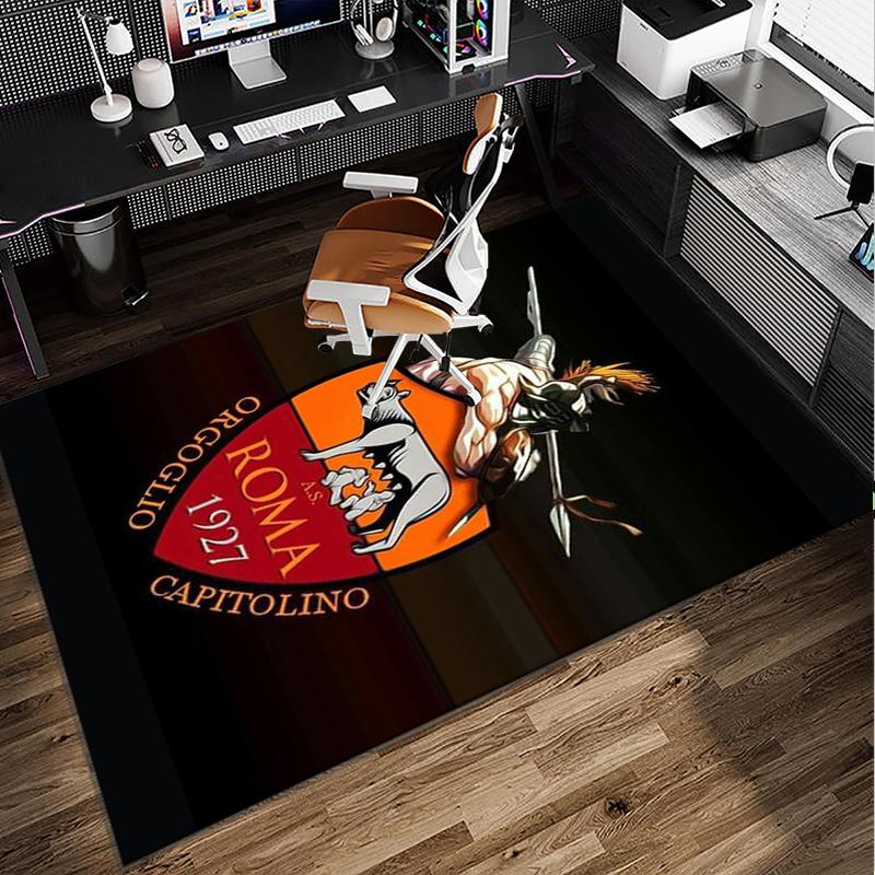 Fußballverein Emblem Büro Teppich Stuhlmatte, Spiel Teppich, Geeignet für Eingangsbereich, Schlafzimmer, Wohnzimmer, Schreibtisch, Weihnachtsgeschenk