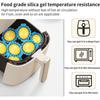 6Pcs Cake Mold Baking Basket Accessories Pot Silica Gel Air Fryer Lined Basket