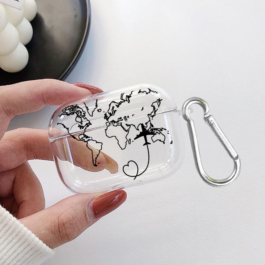 

My Travel Diary Case For Airpods 4 Pro Pro3 3 2 Pro2 1 Clear Earphone Cases Cover Airpods 2