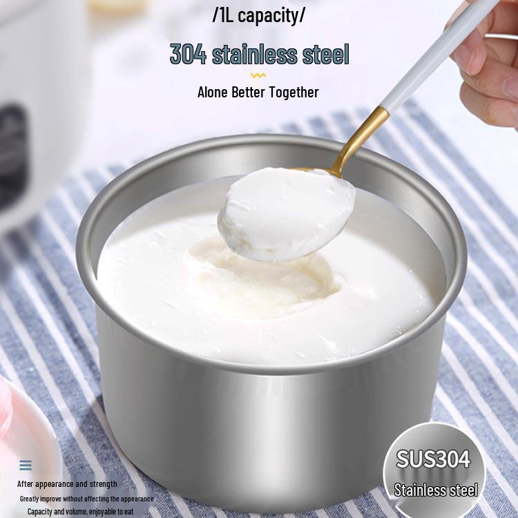 Produttore di Yogurt e Vino di Riso OIDIRE Tedesco - Acciaio Inossidabile, Mini, Fermentatore Completamente Automatico per Yogurt e Natto Fatti in Casa.