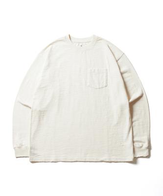 ESFAI Worn Slub L/S T-Shirt (Off White)