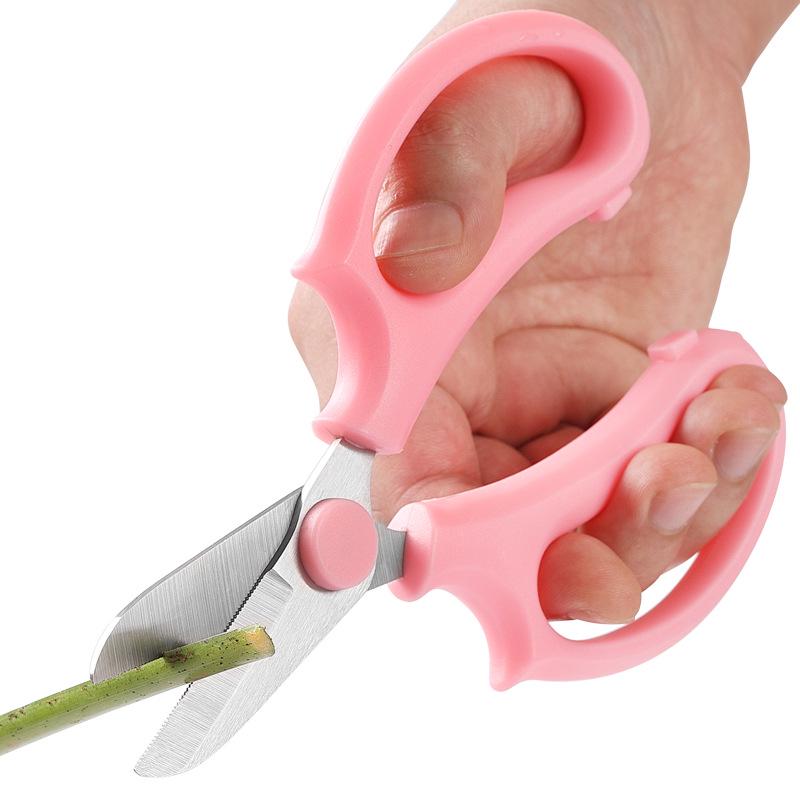 Stainless Steel Florist Pruning Shears: Rose, Tree Branch & Flower Scissors, Multifunctional Garden Tools