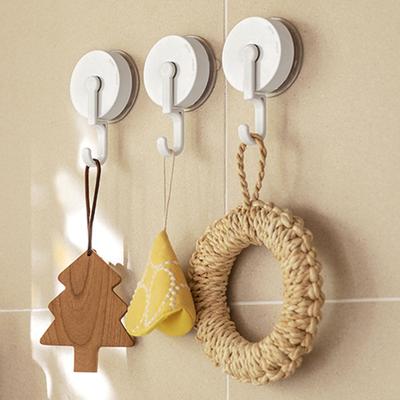 Vacuum Suction Cup Hooks Durable Reusable Towel Hook for Home Bedroom Closet