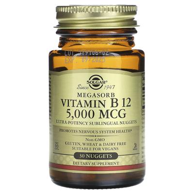 Megasorb, Vitamin B12, 5.000 mcg, 30 Nuggets