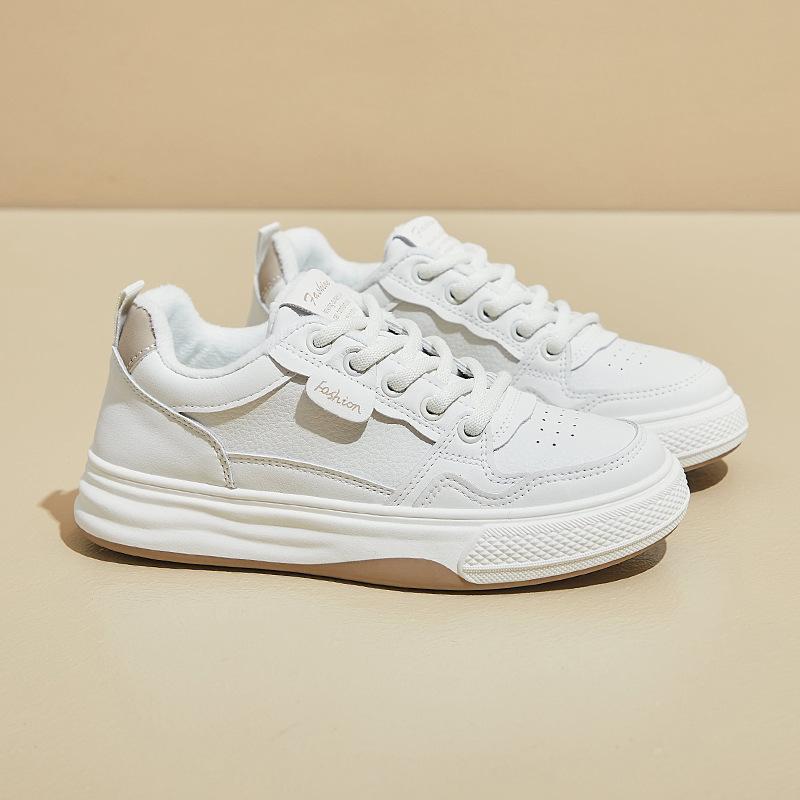 

Женские зимние теплые кроссовки на платформе, повседневные удобные нескользящие прогулочные туфли на шнуровке с подкладкой из искусственного меха, легкие теннисные кроссовки для женщин 40