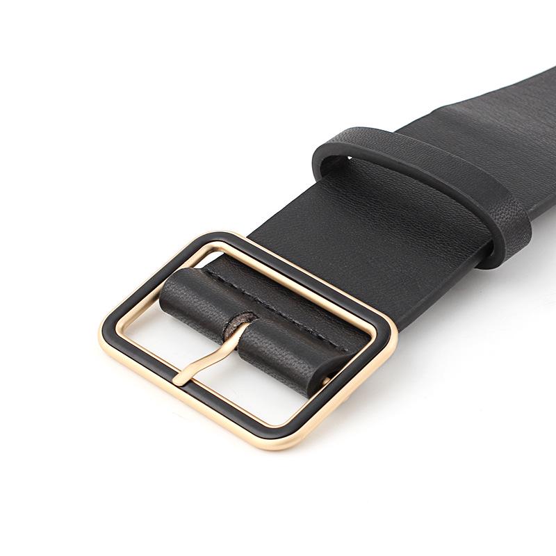 Dafang Buckle Women'S Wide Belt Elegant Decoration With Down Jacket Trench Coat Jeans Belt Women