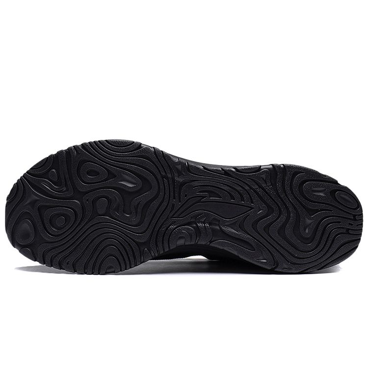Li Ning Yue Ying Element Low Top Running Shoes Men Sneakers Black ARHS007-5