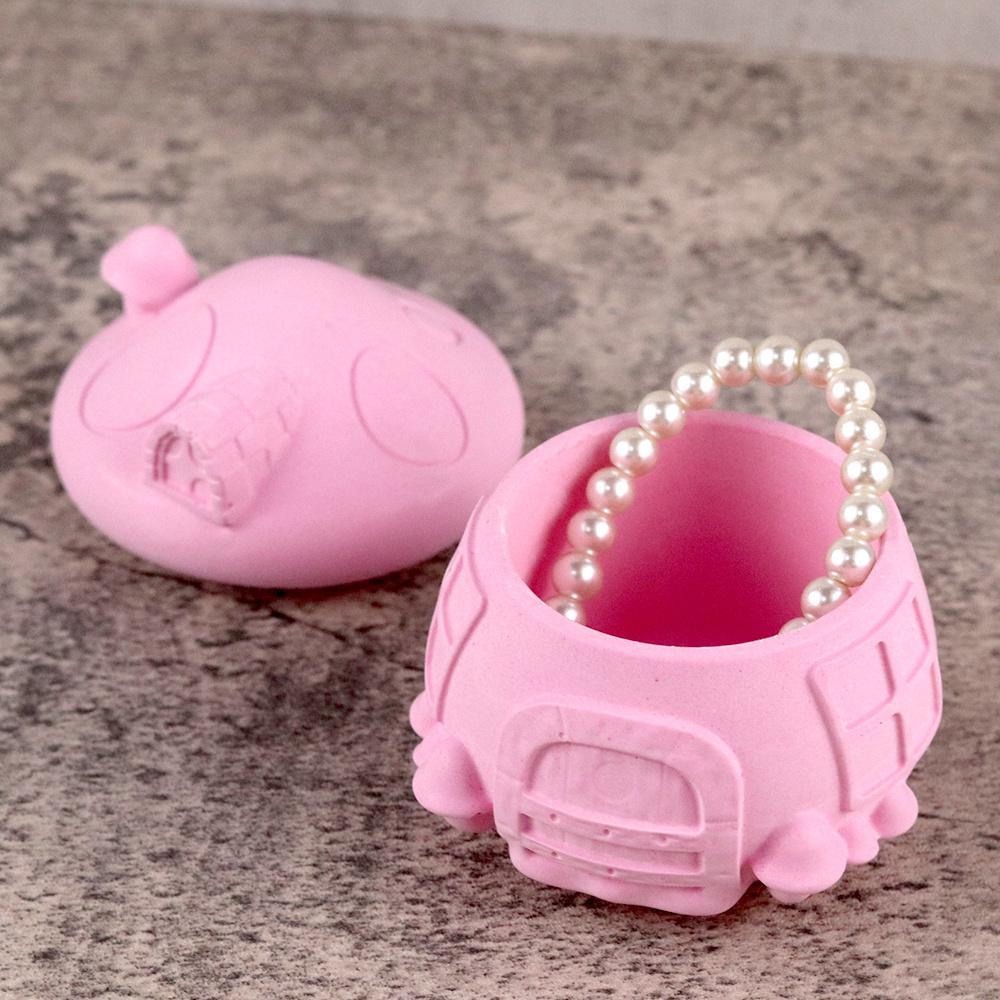 1Pc DIY Mushroom House Jar Silicone Molds Crystal Plaster Storage Box Jewelry Molds Epoxy Resin Candle Holder Home Decor