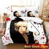 3D Lady Gaga Beding Set Printed Bed Linen Set With Pilowcase Bed Soft Duvet Cover Soft Single Double Quen Super King-Sized Dimensionsd Dimensions Boys