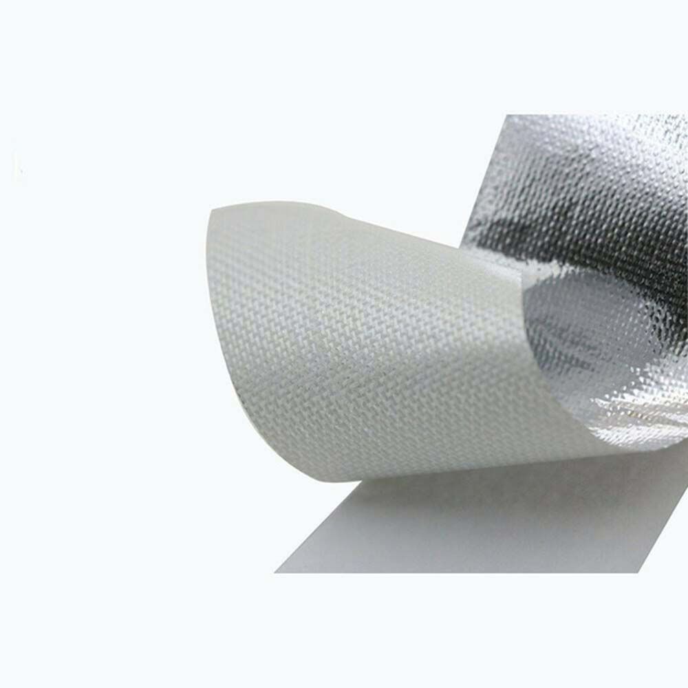Exhaust Pipe Heat Shield Wrap Tape Heat Insulating  Tape Protection Foil Tape Self-Adhesive Sticker