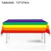 Rainbow Themed Birthday Party Supplies Rainbow Party Decoration Banner Flag Party Tablecloth Paper Plate Paper Cup