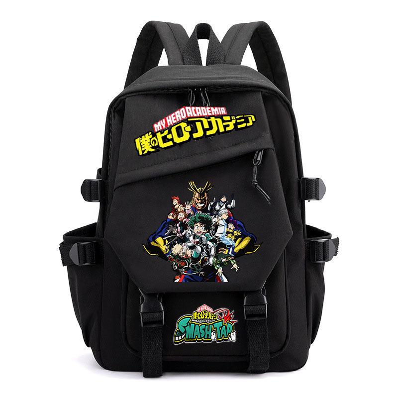 My Hero Academy School Bag Children's Backpack Elementary School Bag Male Female Junior High School Student College Student Campus Backpack