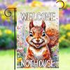 Garden Ag 12x18inch Welcome To The Nuthouse Indoor Outdoor Decor Yard Sign HHZ UUV