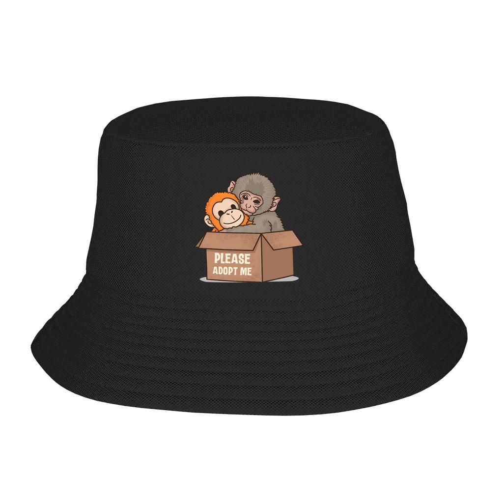 Monkey Punch Bucket Hat Outdoor Fisherman Caps Breathable Vacation Sun Hats For Unisex Women Vintage Graphic Cap