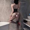 Non-open One-piece Stockings One-piece Net Clothes Tight Jacquard Net Socks Temptation Garter Socks Sex Underwear 8189