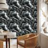 Graphite and gray ink wallpaper for living room and bedroom 50x1000