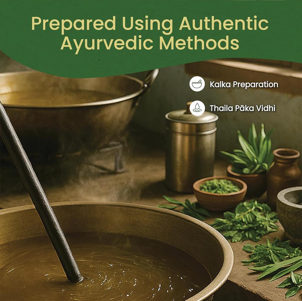 Kerala Ayurveda Kumkumadi Thailam 30 ml Ayurvedisches Gesichtsöl für strahlende Haut und zur Pflege von Pigmentflecken Anti-Aging-Serum