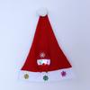 Unisex Weihnachtsmütze Kinder Neujahrsparty Beanie Batteriebetrieben Leuchtende LED Leuchtend