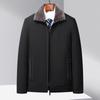 Autumn and Winter New Style Velvet Thickened Lapel Middle-aged and Elderly Jackets Men's Casual Jackets Dad Wear Warm Men's Jackets