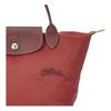 Longchamp Le Pliage Logo PU Tote Bag Small Women Tote Bags Pomegranate 1621919P98