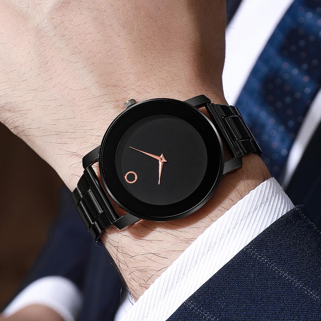 3PCS Fashion Men Business Watches Set Simple Dial Quartz Watch For Mens Clock Reloj Hombre