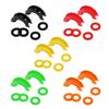 Shackle Isolator Upgraded DRing Shackle Covers & 4Pcs Washer Fits 3/4 Inch Shackle Gear Design Rattling Protections