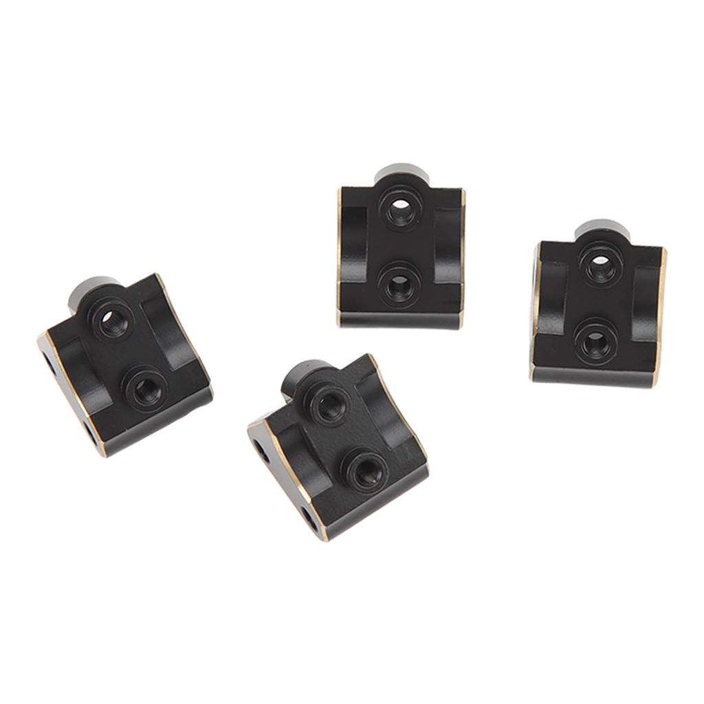 4Pcs RC Link Mount Brass Stable Rustproof RC Upgrade Parts for Axial SCX10 II AR44 Axles 1 10 Black