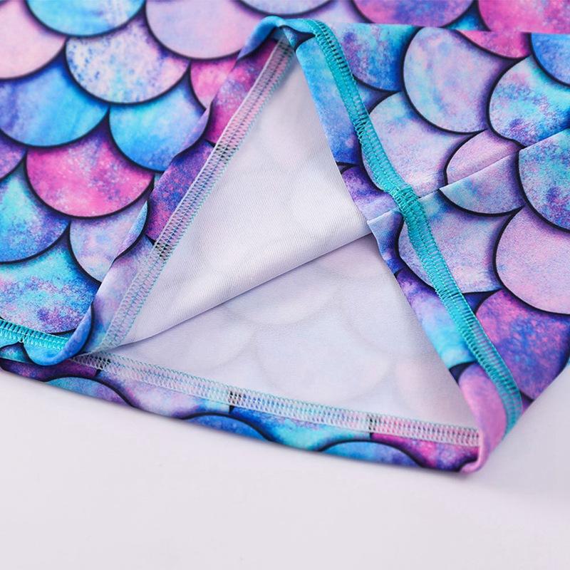 Children's Swimsuit 2pcs Girls Split Swimsuit Cartoon Print Beachwear